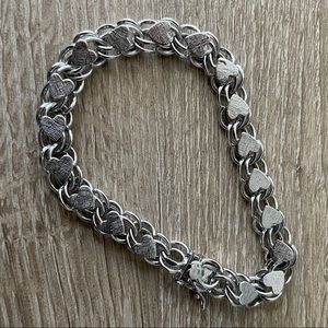 Vintage Forstner Sterling Silver Charm Bracelet